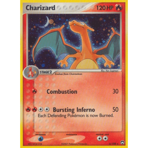 RAZZ - 10 Spots MP/HP Power Keepers Charizard Holo