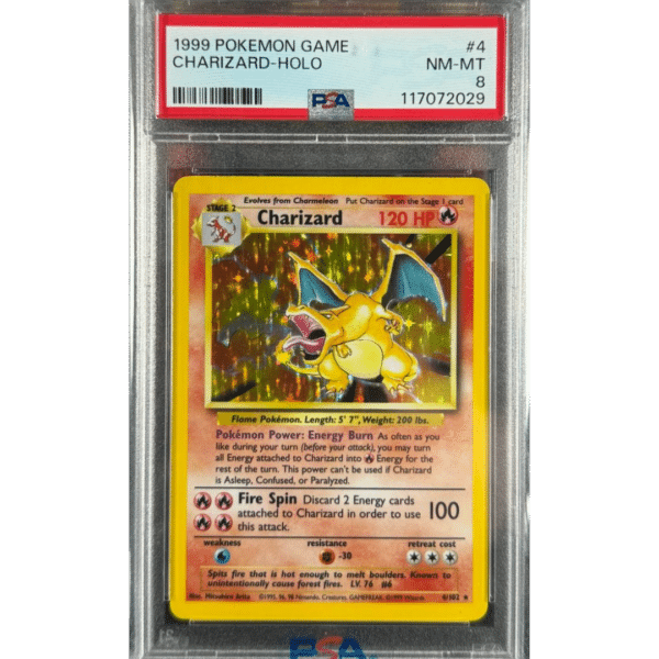 RAZZ - 50 Spots PSA 8 Base Set Zard MAIN