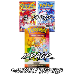 BUNDLE 3 - 1ST PARTNER ILLUSTRATION PACK + 3 D.C. Razz Spots +2 Degen Tickets