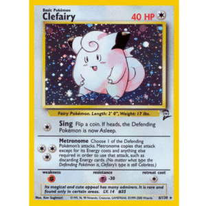 RAZZ - 10 Spots LP Base Set 2 Clefairy Holo