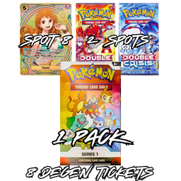 BUNDLE 1 - 1ST PARTNER ILLUSTRATION PACK + Nami Razz Spot 8 + 2 D.C. Razz Spots +8 Degen Tickets