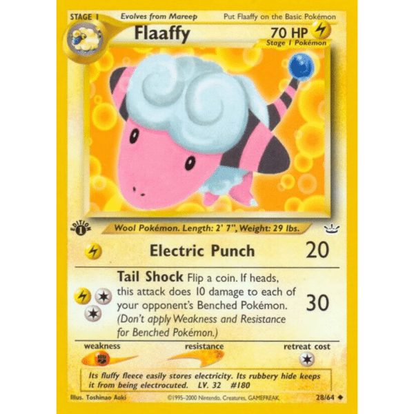 RAZZ - 10 Spots 1st Ed NM Neo Flaaffy