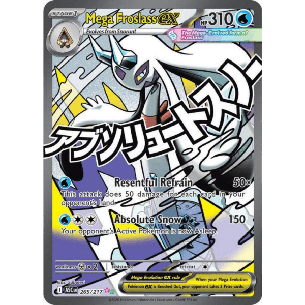 RAZZ - 10 Spots Froslass Mega Attack Rare