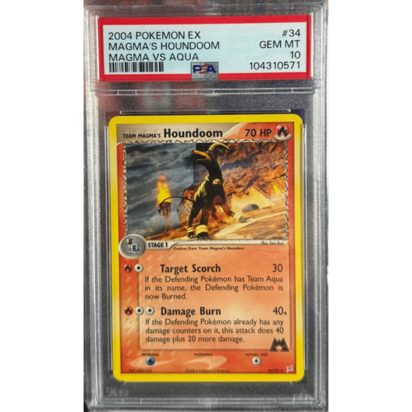 SOLO - 10 Spots - PSA 10 Magma's Houndoom