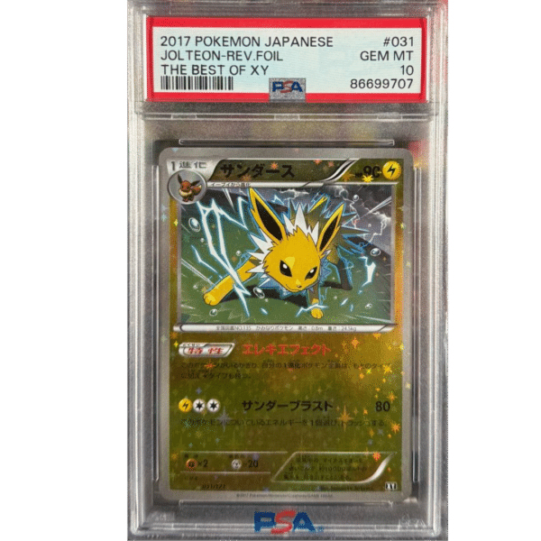 SOLO - 10 Spots - PSA 10 Best of XY Jolteon Reverse