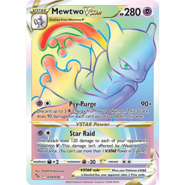 RAZZ - 10 Spots Rainbow Mewtwo