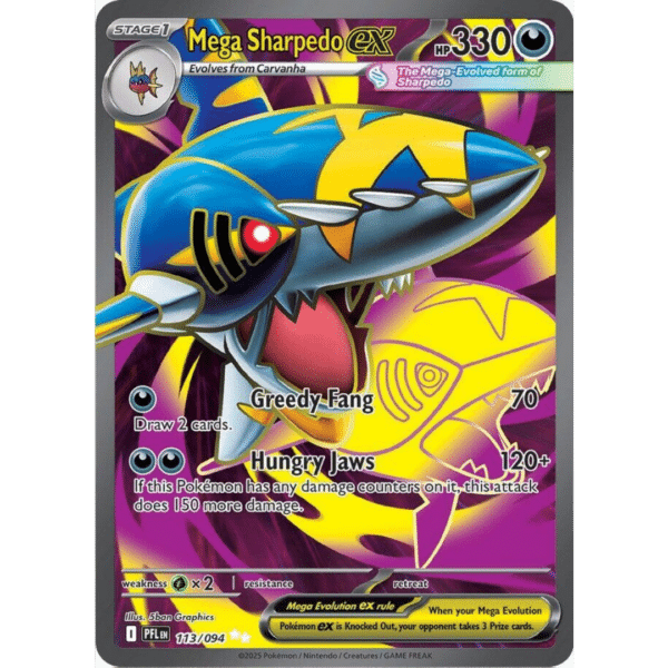 Sharpedo Mega ex (Paf)