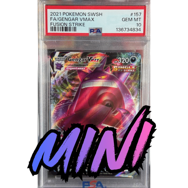 RAZZ - 10 Spots MINI for spots 7+8 On Gengar VMAX Slab Main (GX78)