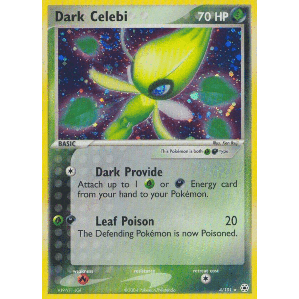 RAZZ - 10 Spots LP Hidden Legends Dark Celebi Holo