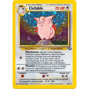 Mod Play PreRelease Stamped Clefable