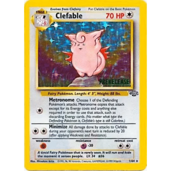 Mod Play PreRelease Stamped Clefable