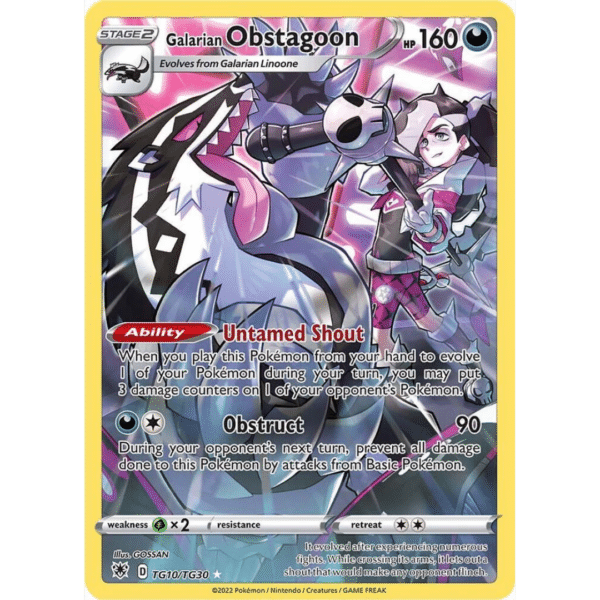 Galarian Obstagoon TSG (AR)