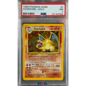 PSA 7 Charizard Holo (Base Set Unlimited)