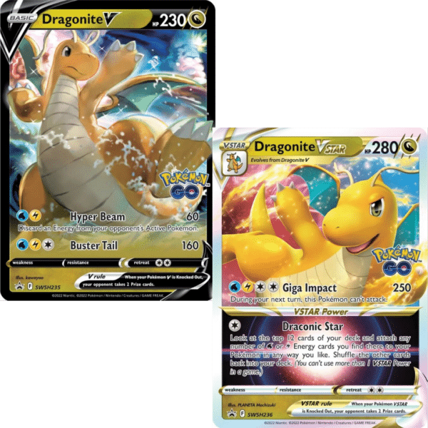 Dragonite V & VSTAR Promo Set (POGO - Sealed)