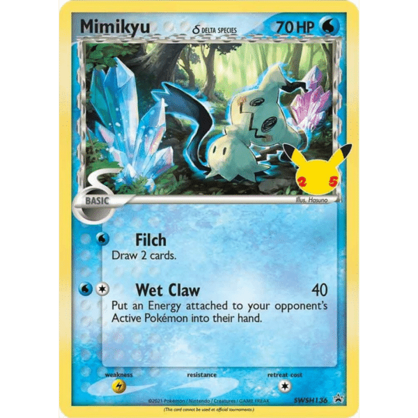Mimikyu Delta Species Promo (BSP - Celeb)