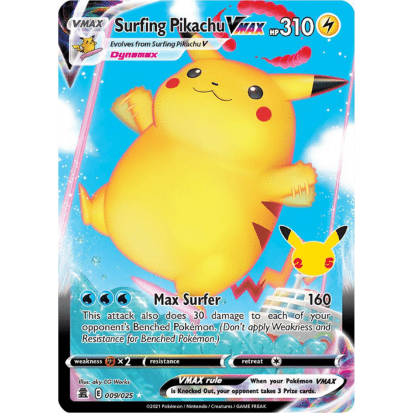 Pikachu Surfing VMAX (Celeb)