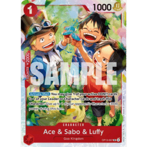 Ace & Sabo & Luffy SR (OP-13)