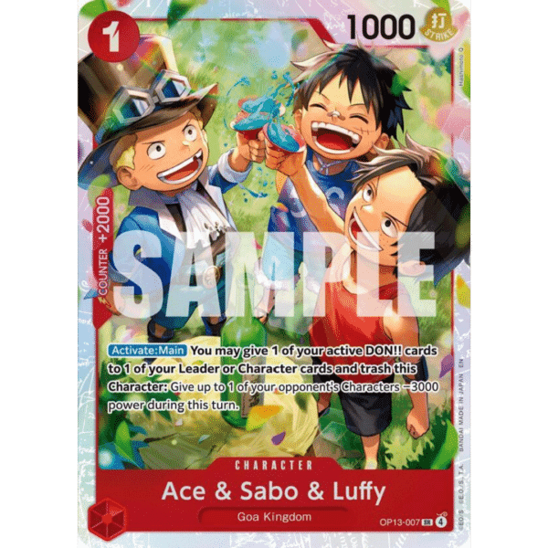 Ace & Sabo & Luffy SR (OP-13)