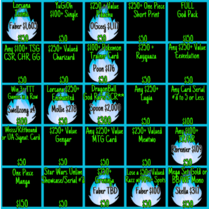 BLACKOUT Bingo !Jackpot - Info Only - No Purchase Necessary