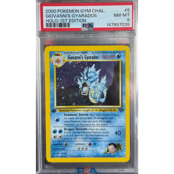 RAZZ - 10 Spots 1st Ed PSA8 Gyarados Holo +3 Flawless Spots MAIN +8 Degen Tickets (GYM)