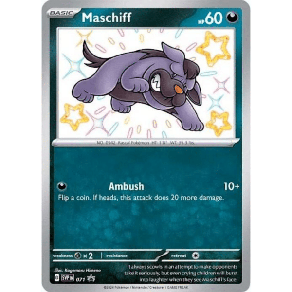 Maschiff Shiny Promo (BSP)