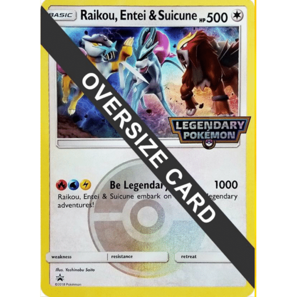 RAZZ - 10 Spots LP Jumbo Raijou, Entei & Suicune Jumbo