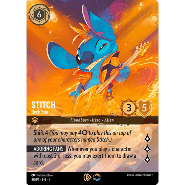 Stitch Rock Star Enchanted Store Championship (Promo)