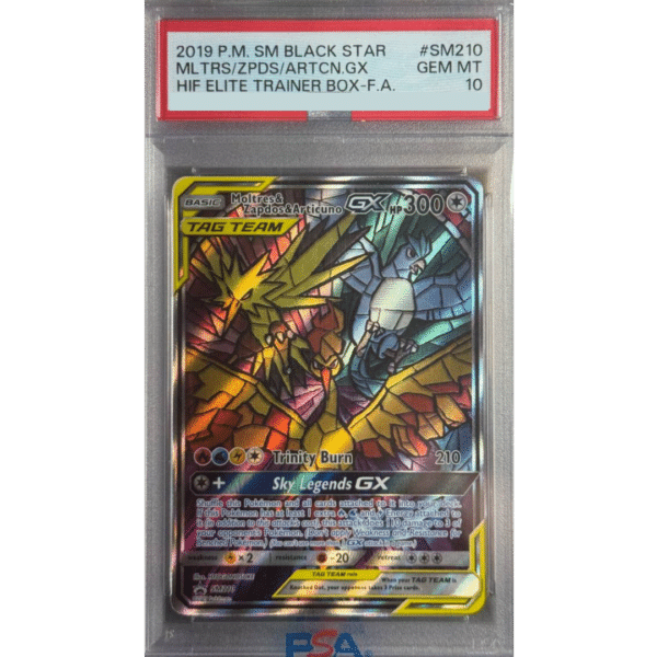 PSA 10 Moltres & Zapdos & Articuno Promo #SM210 (BSP) (Multiple Available)