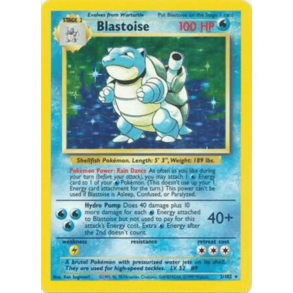 RAZZ - 10 Spots LP Base Set Blastoise