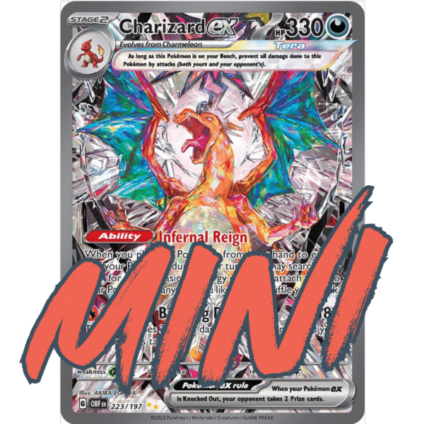 RAZZ - 10 Spots MINI for Spots 4, 5+6 on Obsidian Charizard Main (OZ456)
