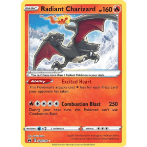 RAZZ - 10 Spots CZ Radiant Charizard