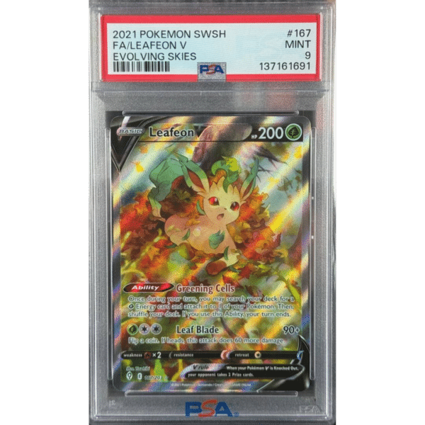 RAZZ - 10 Spots PSA9 Leafeon Alt Main +1 Flawless Spot +2 Degen Tickets (LAM)