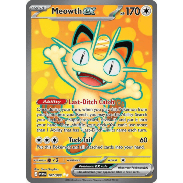 Meowth ex FA (POR)