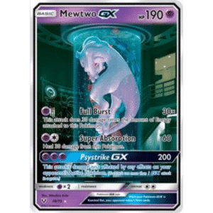 NM Mewtwo GX #78 (ASK for Market Pricing & to Buy)