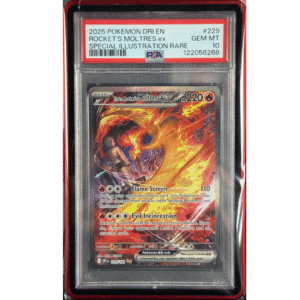 RAZZ - 10 Spots PSA10 Moltres +5 Flawless Spots +10 Degen Tickets (With Mag Lock) MAIN (MTM)