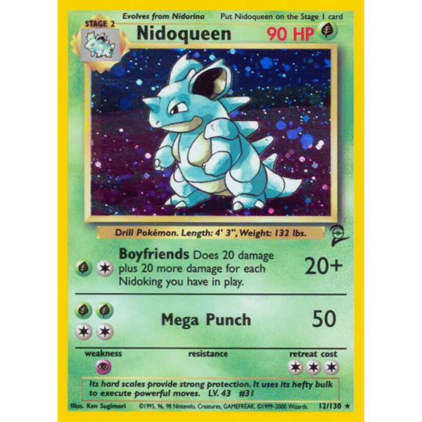RAZZ - 10 Spots NM BS2 Holo Nidoqueen