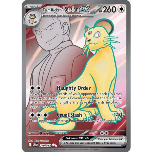 Team Rocket's Pers1an ex FA (DR)