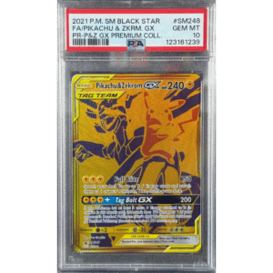 RAZZ - 10 Spots Pikachu Zekrom Slab MAIN +5 Flawless Spots (PZ)