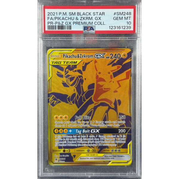 RAZZ - 10 Spots Pikachu Zekrom Slab MAIN +5 Flawless Spots +8 Degen Tickets (PZ)