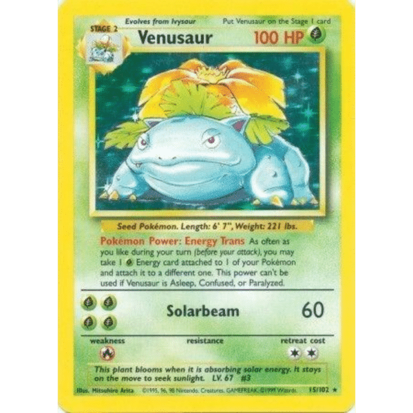RAZZ - 10 Spots MP Base Set Venusaur