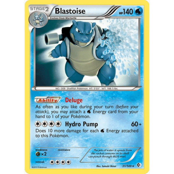 RAZZ - 10 Spots VLP Boundaries Crossed Laser Holo Blastoise