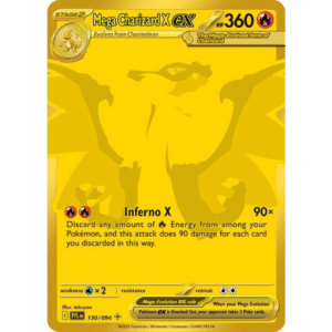 SOLO - 10 Spots - Gold Charizard X