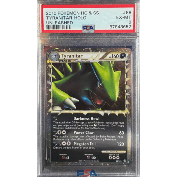 RAZZ - 10 Spots PSA 6 Prime Tyranitar (+3FS) MAIN +6 Degen Tickets (PTM)
