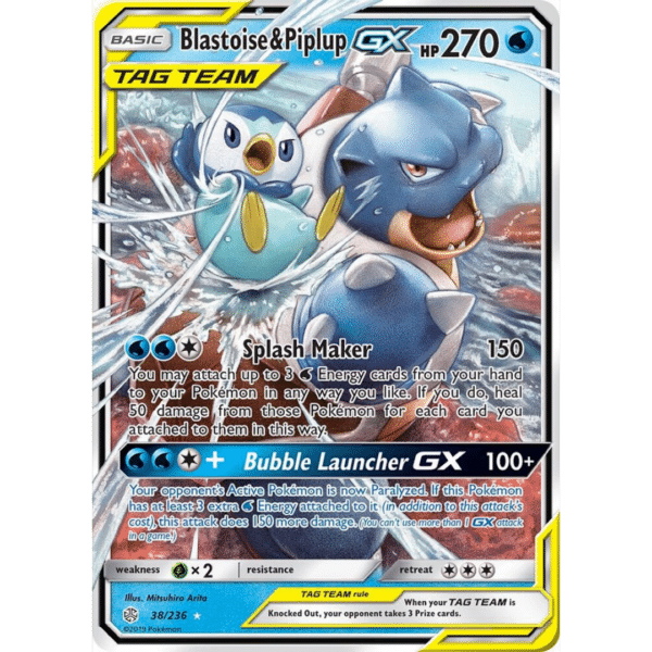 RAZZ - 10 Spots (+1FS) VLP/NM Blastoise Piplup