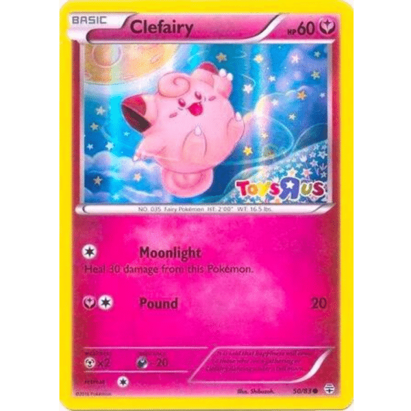 RAZZ - 10 Spots SEALED ToysRUs Clefairy