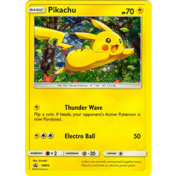 RAZZ - 10 Spots VERY Off-Center SM04 General Mills Pikachu Golo