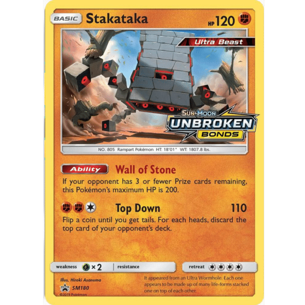 RAZZ - 10 Spots Unbroken Bonds PreRelease Stakataka