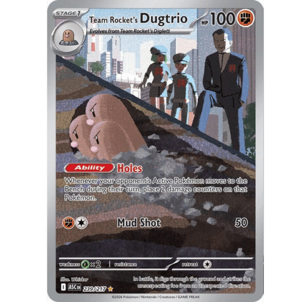 Team Rocket's Dugtrio IR (ASCH)