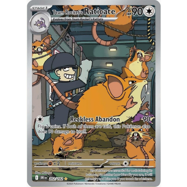 Team Rocket's Raticate IR (DR)
