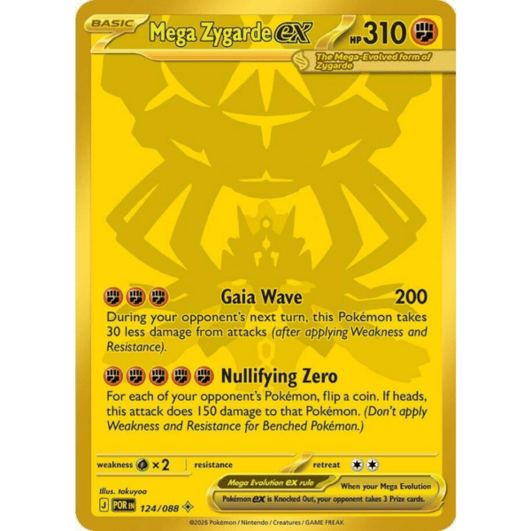 Zygarde ex Mega Gold (POR)